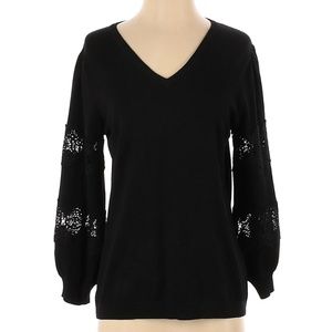 Adrianna Papell V-Neck Pullover Women’s Sweater